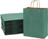 10x5x13 Medium Green Paper Bags with Handles