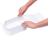 White Magnetic Boxes with Lids in Bulk