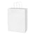 10x5x13 Medium White Paper Bags with Handles
