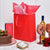 10x5x13 Medium Red Heat Sealed Reusable Fabric Bags