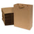 10x5x13 Medium Brown Paper Bags with Ribbon Handles