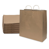 18x7x18.75 Extra Large Brown Paper Bags with Handles