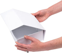 White Magnetic Boxes with Lids in Bulk