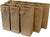 Gold Pattern Brown Kraft Gift Bags