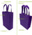 8x4x10 Small Assorted Color Sewn Reusable Fabric Bags