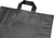 16x6x12 Large Frosted Black Plastic Bags with Handles