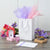 6x3x9 Extra Small White Paper Bags with Ribbon Handles