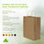 10x5x13 Medium Brown Paper Bags with Handles