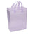 10x5x13 Medium Frosted Lilac Purple Plastic Bags with Handles