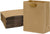 8x4x10 Small Brown Paper Bags with Ribbon Handles