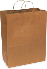 13x7x17 Brown Paper Bags with Handles