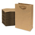 6x3x9 Extra Small Brown Paper Bags with Ribbon Handles