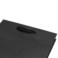 8x4x10 Small Black Paper Bags with Ribbon Handles