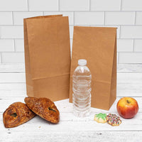 8 LB SOS Paper Lunch Bags