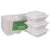 8x8 White Clamshell Containers
