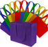 16x6x12 Large Assorted Color Sewn Reusable Fabric Bags
