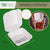 6x6 White Clamshell Containers