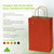 6x3x9 Extra Small Red Paper Bags with Handles
