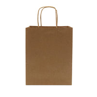 8x4x10 Small Brown Paper Bags with Handles