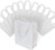 8x4x10 Small White Sewn Reusable Fabric Bags