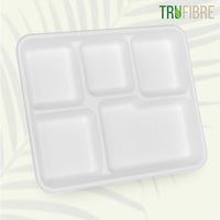 5 Compartment Serving Trays