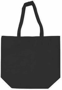 16x6x12 Large Black Heat Sealed Reusable Fabric Bags