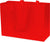 16x6x12 Large Red Heat Sealed Reusable Fabric Bags