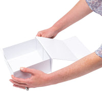 White Magnetic Boxes with Lids in Bulk