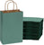 6x3x9 Extra Small Green Paper Bags with Handles