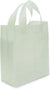 8x4x10 Small Frosted Mint Plastic Bags with Handles