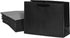 16x6x12 Large Black Paper Bags with Ribbon Handles