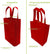 8x4x10 Small Red Sewn Reusable Fabric Bags