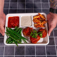 5 Compartment Serving Trays