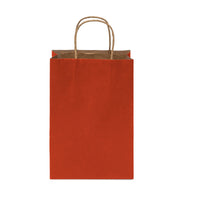 6x3x9 Extra Small Red Paper Bags with Handles