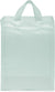 10x5x13 Medium Frosted Mint Plastic Bags with Handles