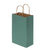 6x3x9 Extra Small Green Paper Bags with Handles