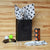 6x3x9 Extra Small Black Paper Bags with Ribbon Handles