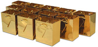 Metallic Gold Gift Bags with Handles