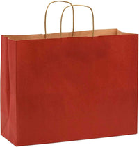 16x6x12 Large Red Paper Bags with Handles