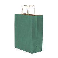 Green Paper Bags with Handles