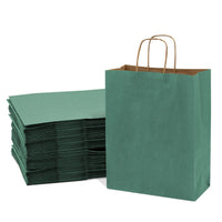 Green Paper Bags with Handles