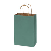 Green Paper Bags with Handles