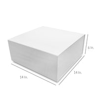 White Magnetic Boxes with Lids in Bulk