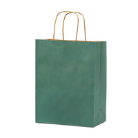 Green Paper Bags with Handles