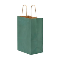 Green Paper Bags with Handles