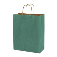 Green Paper Bags with Handles